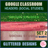 Google Classroom Headers | Social Studies Banners
