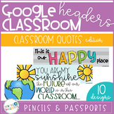 Google Classroom Headers for Distance Learning Banners: Cl