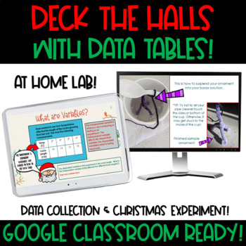 Preview of Christmas Data Collection & Experiment for Distance Learning