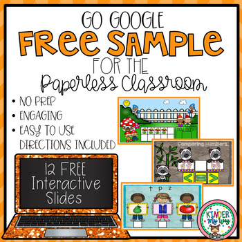 Google Classroom Kindergarten Freebie By Kindermyway Tpt