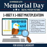 Google Classroom Memorial Day Multiplication Facts Math Pi