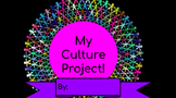 Google Classroom "My Culture" Diversity project