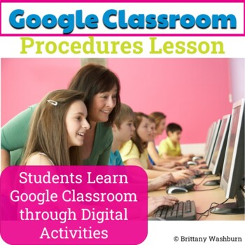 Preview of Google Classroom Procedures Lesson