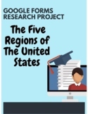 Google Classroom Research Project: The Five Regions in the