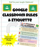 Google Classroom Rules & Etiquette