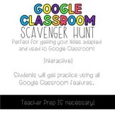 Google Classroom Scavenger Hunt