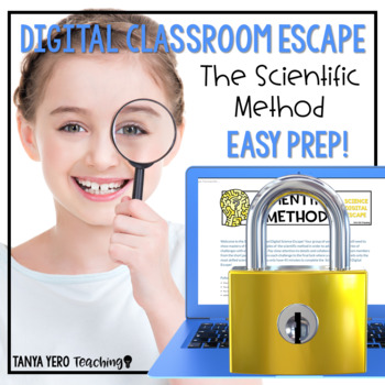 Preview of Science Digital Escape Room Scientific Method Distance Learning