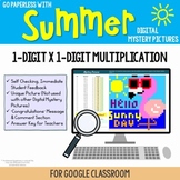 Google Classroom Summer Multiplication Facts Pixel Art Mys