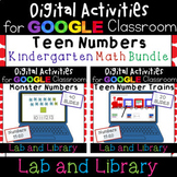 Google Classroom Teen Number Bundle: Ten Frames, Number Bo