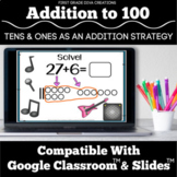 Google Classroom™ | Tens and Ones as an Addition Strategy
