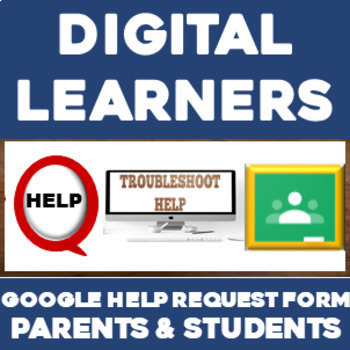 Preview of Google Classroom Troubleshoot Help Survey | Google FORM for Distance Learning