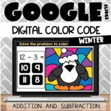 Google Classroom™ Winter Addition and Subtraction Facts Di
