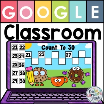 Preview of Google Classroom Count to 100 by 1, 2, 5, and 10 with BONUS BOOM Card