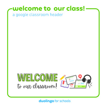 Preview of Google Classroom headers