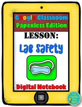 Preview of Lab Safety Science Scientific Investigation Google Slides Lesson Activity