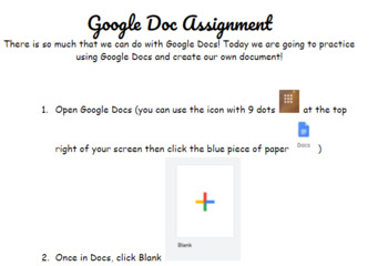 google doc assignment