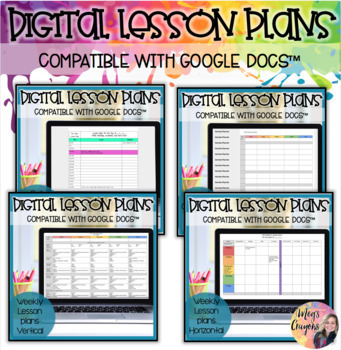 Preview of Google Doc-Bundled Lesson Plan Templates