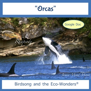 Preview of Google Doc Lesson and Song Download - "Orcas"