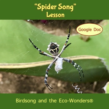 Preview of Google Doc Lesson and Song Download - "Spider Song"