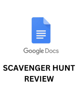 Preview of Google Doc Review Scavenger Hunt