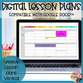 Google Doc-Weekly Lesson Plan Template