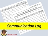 Google Docs: Communication Log