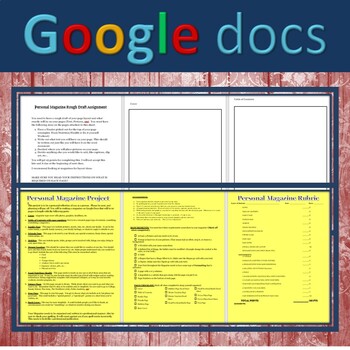 Google Docs 14 Page Magazine Project by Tech Twins TpT