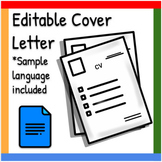 Google Docs ™︱Editable New Teacher Cover Letter Template w