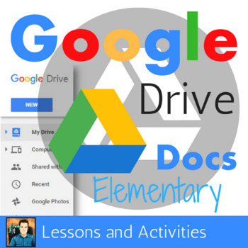 Preview of Google Docs Elementary Lesson & Activities