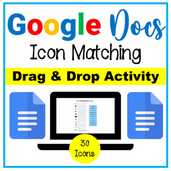 Preview of Google Docs Icon Matching Drag & Drop Activity