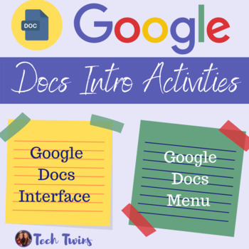Preview of Google Docs Intro Activities
