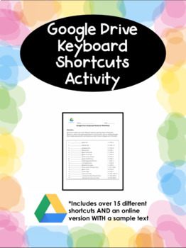 google docs keyboard shortcuts