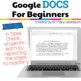 google docs for beginners