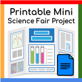 Preview of Google Docs ™︱Mini Printable Science Fair Project Template