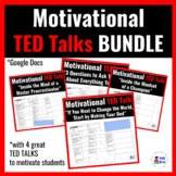 Google Docs Motivational Ted Talks BUNDLE for the avid learner