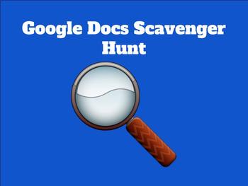 Google Docs Scavenger Hunt by Super Teacher Lady