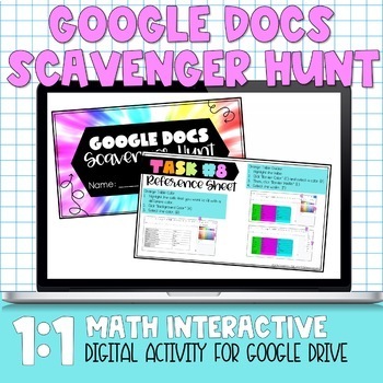 Preview of Google Docs Scavenger Hunt