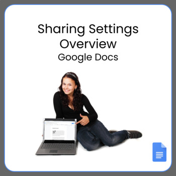 Preview of Google Docs Sharing Setting Lesson - Google Classroom Ready - Distance Learning