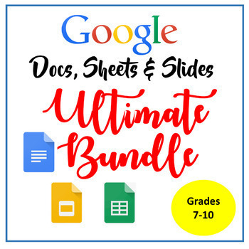 Preview of Google Docs, Sheets, & Slides Ultimate Bundle