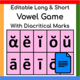 Google Docs ™︱Short and Long Vowels Diacritical Marks