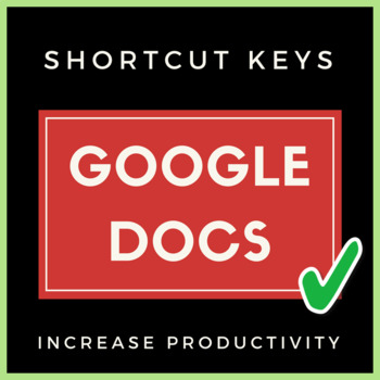 Preview of Google Docs Shortcut Keys