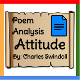 Google Docs ™︱Type Direct Poem Analysis "Attitude" by Char