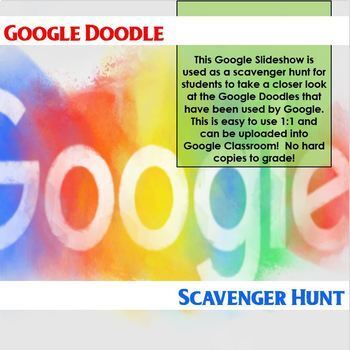 Preview of Google Doodle Scavenger Hunt