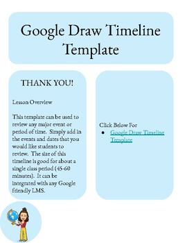 Google Draw Timeline Template by Rachel Jacobsen TPT