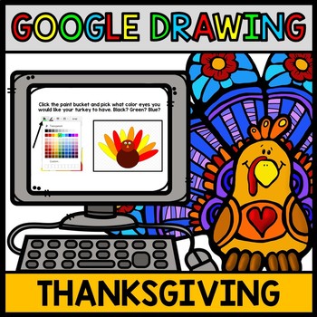 Preview of Google Drawing - Thanksgiving Turkey - Google Drive - Google Classroom