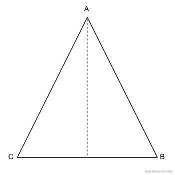 Preview of Google Drawing isosceles triangle for geometry assignments