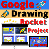 Google Drawings Create Rocket Project with Shapes and Design