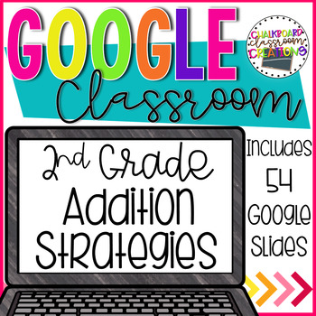 Preview of 2nd Grade Addition Strategies Bundle for Google Classroom Distance Learning