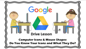 Preview of Google Drive Activity - Computer Icons & Mouse Shapes Distance Learning