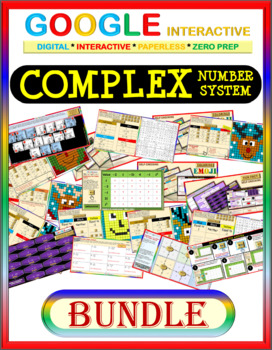 Preview of Google Drive BUNDLE: COMPLEX NUMBER SYSTEM (Imaginary Numbers) Distance Learning